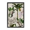 Stupell Industries Vintage Monkey & Plants Framed Floater Canvas Wall Art Design by Vision Studio